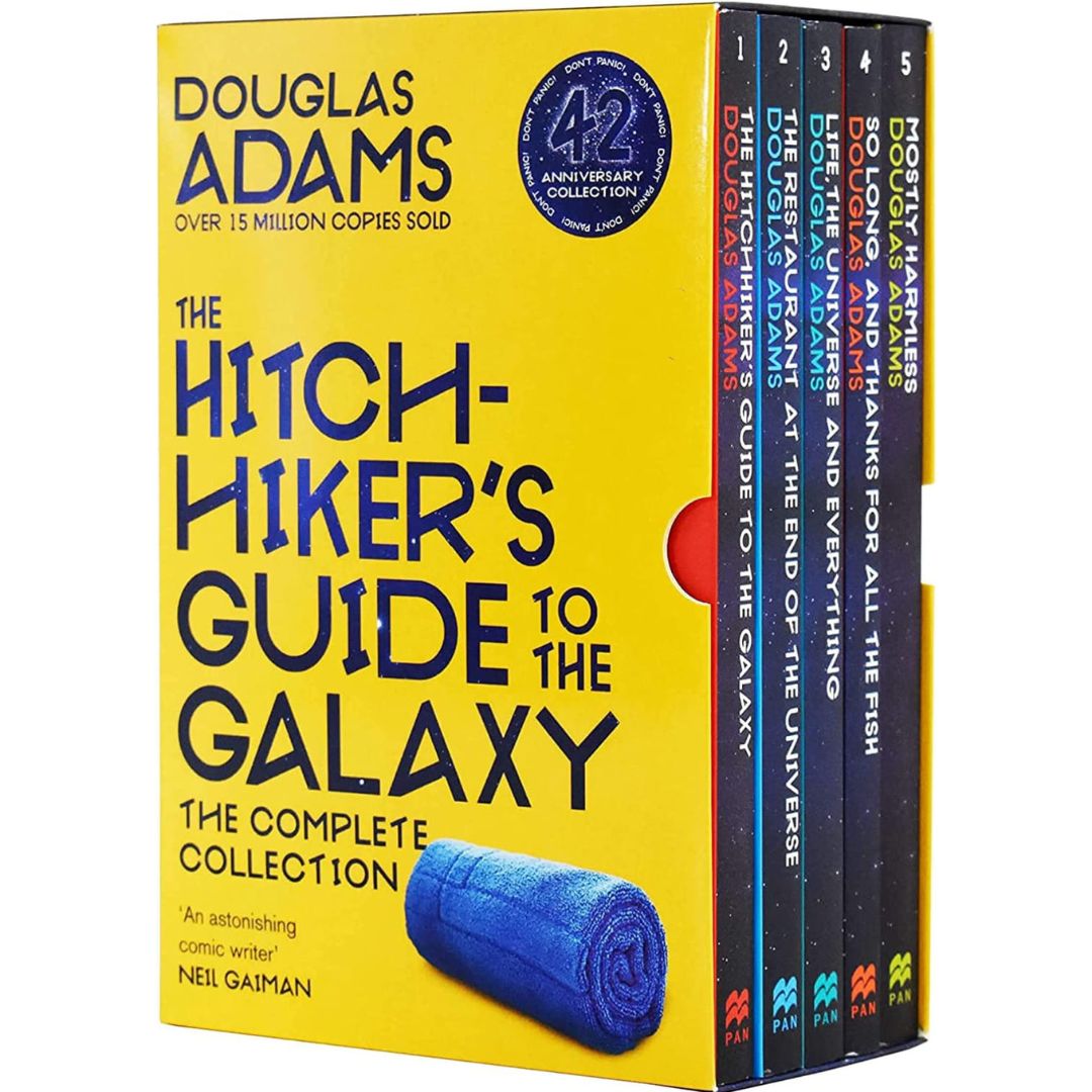 The Hitchhiker's Guide To The Galaxy BOXSET Of 5 Books By Douglas Adam ...