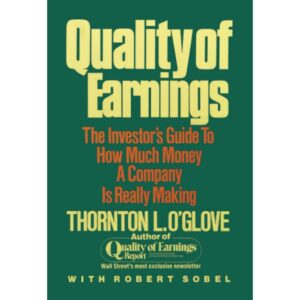 Quality Of Earning By Thornton L. O'Glove