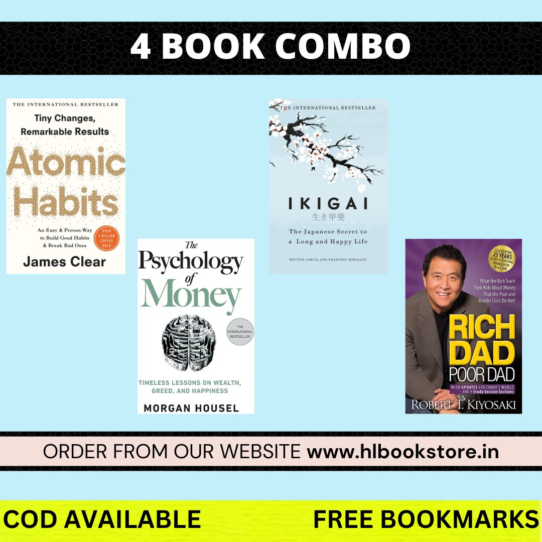 Combo Atomic Habits The Psychology Of Money Ikigai Rich Dad