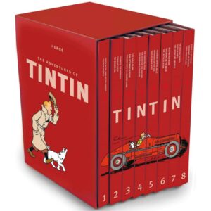 Red The Adventure Of Tintin Collection HARDCOVER BOXSET By Herge